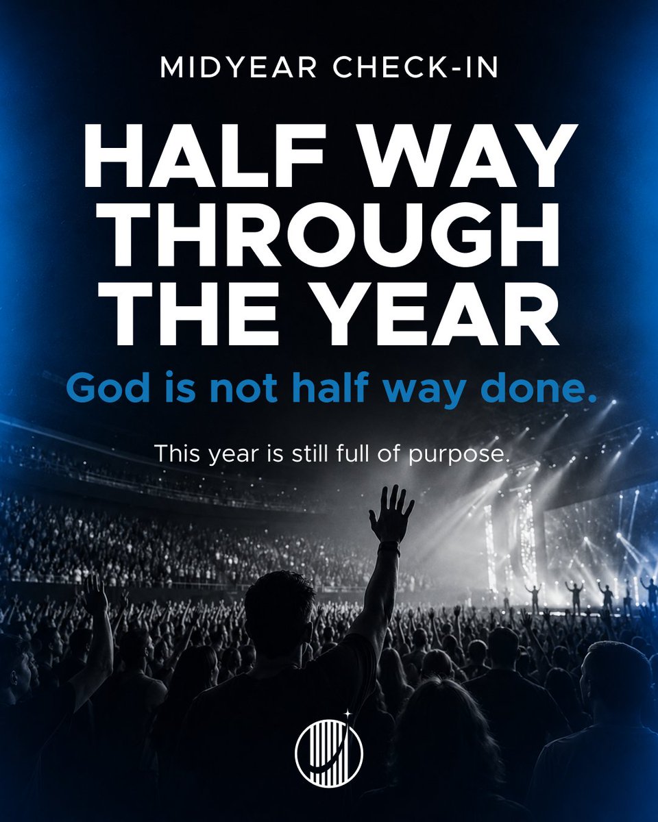 lifesurgeevent's tweet photo. Halfway through the year.
God is not halfway done.

There is still time to grow, say yes, and step into what He has called you to.

Your story is still being written.
#LifeSurge https://t.co/PhI8tso25R