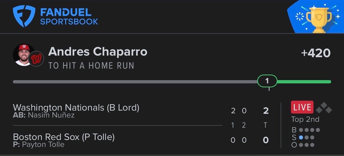 OutlawParlays's tweet photo. BANG BANG 

WHAT A START 

CHAPARRO HOMER ✅
ONEIL HOMER ✅

CASH AN INNER CIRCLE FAVORITE ⭕️🔑 

Saddle up. https://t.co/htDysfq4Dh