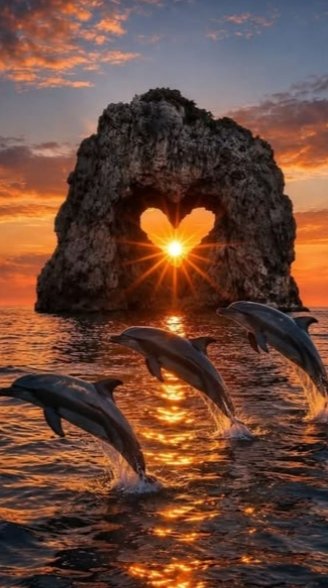 arkanl_neriman's tweet photo. 💛🧡❤️
The dance of the dolphins at sunset.
Good evening.
🧡🐬🐬🐬❤️ https://t.co/YShfHWvDJu