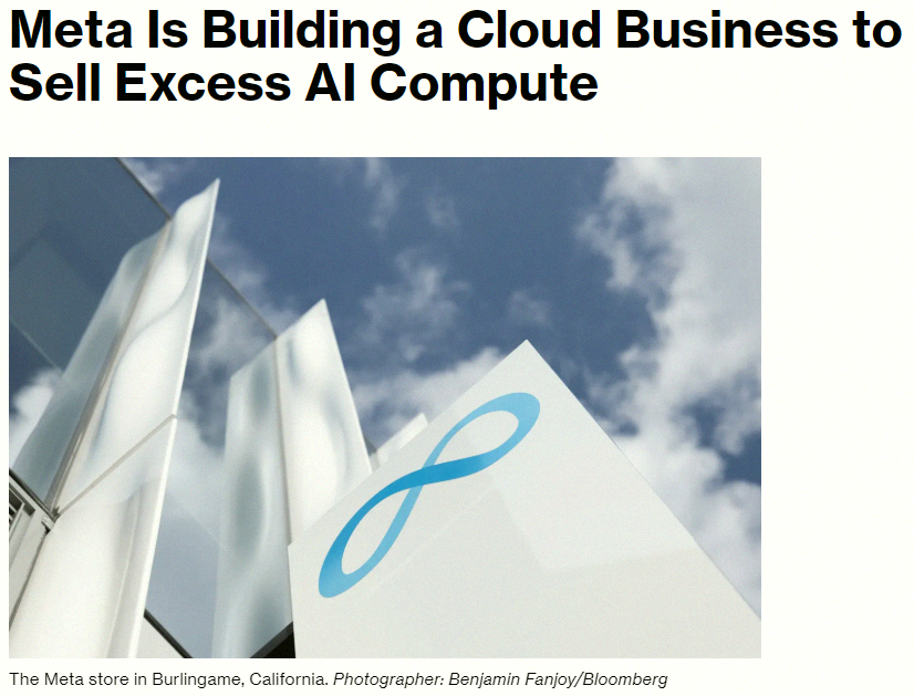 BenGallant3's tweet photo. Some neo-cloud stocks dropped this morning after $META "compute" news 📉

$NBIS -13%
$CRWV -10%
$IREN -5%
$CIFR -8.5%

Zuckerberg says selling extra compute capacity is "definitely on the table."

Markets worry new supply will push pricing and demand lower. https://t.co/RzVTPlDf3A