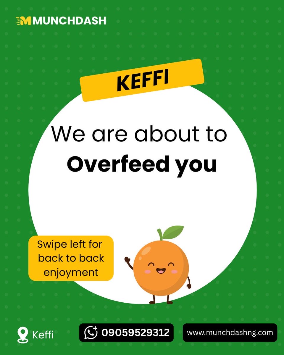 munchdash's tweet photo. Getting your favourite meals without stress is the ultimate neigbourhood hack.

Keffi, your go-to spots are ready to serve you on Munchdash.

ORDER NOW https://t.co/vARPuOiRky