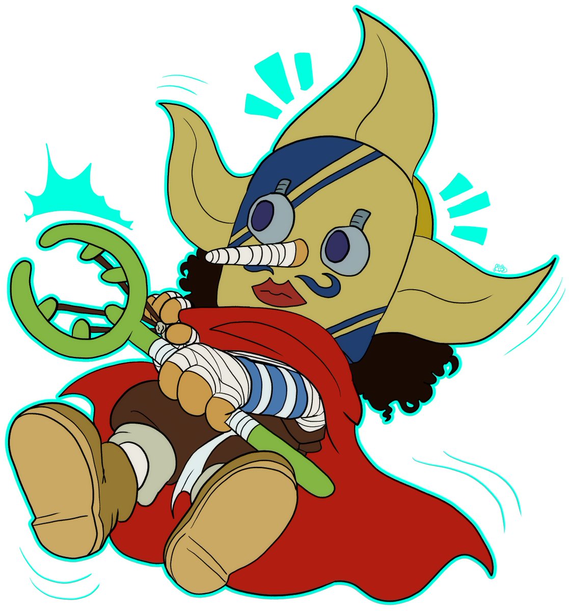 Soppyzone's tweet photo. Two new chibis today! Usopp marine and Sogeking!
#usopp #onepiece #onepiecefanart https://t.co/EDgg29PmAU