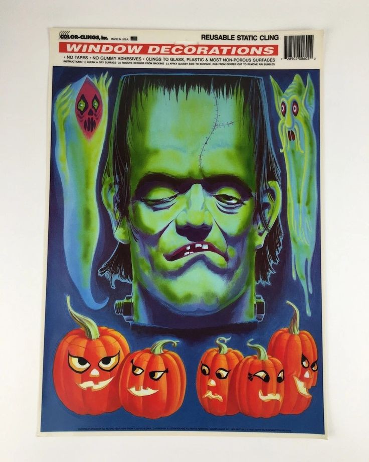 WeBelong_Dead's tweet photo. Frankenstein window decorations https://t.co/slKTTw8ByB