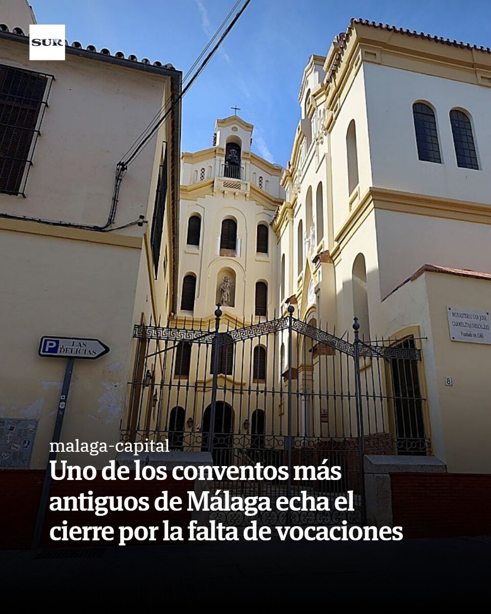 DiarioSUR's tweet photo. Las monjas carmelitas descalzas abandonan el cenobio de la calle Don Rodrigo tras más de cuatro siglos de historia en la ciudad. https://t.co/C9BlufZU90
