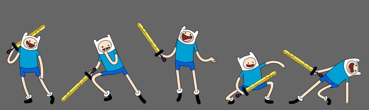 CorruptionTime's tweet photo. Scrapped Finn sprites https://t.co/XbQ3vU1FJy