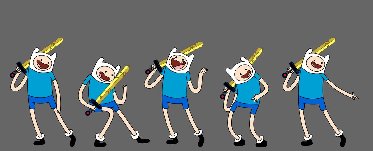 CorruptionTime's tweet photo. Scrapped Finn sprites https://t.co/XbQ3vU1FJy