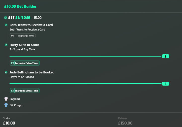 Joec_7's tweet photo. £15 into £185 on England v DR Congo thanks to @FootyCheatSheet ✅✅✅

That free trial was 100% worth it, take my money!!!🤣🤣 https://t.co/IMFsL62LpQ