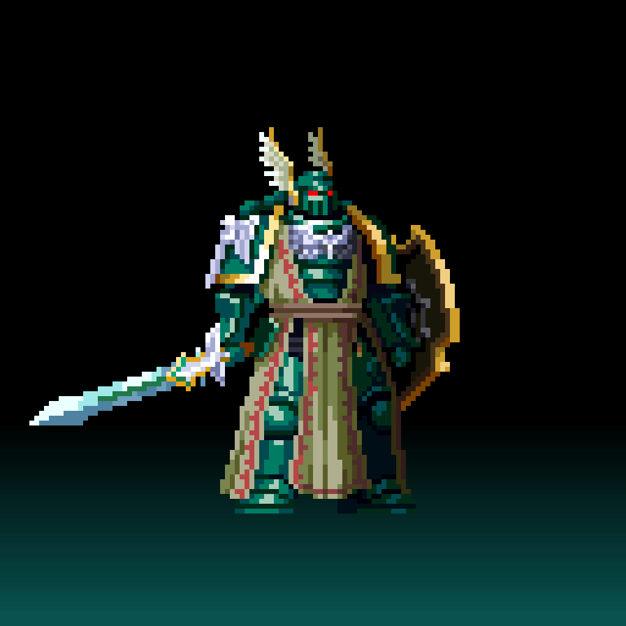 Ready to animate #pixelart #ドット絵 #warhammer40k