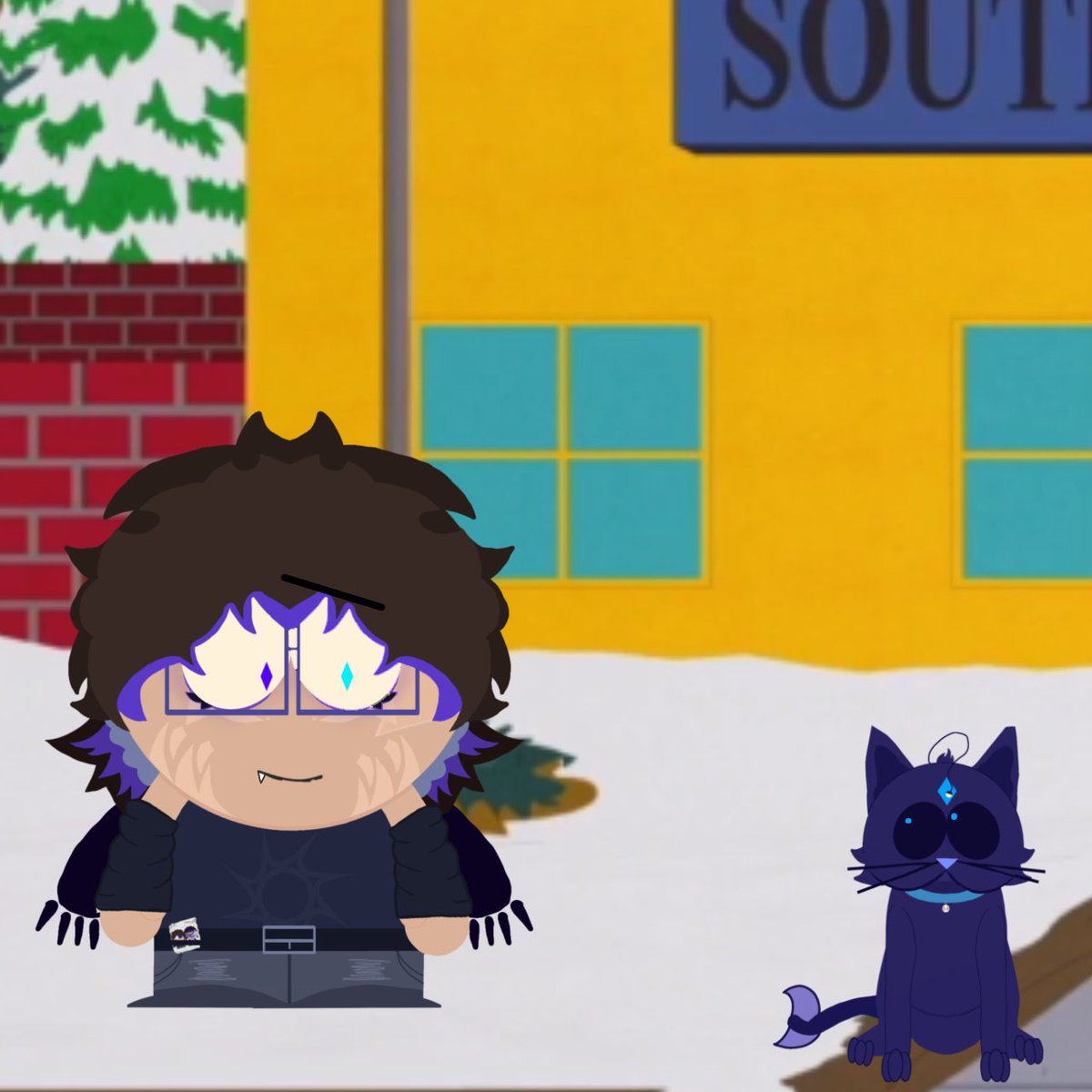 syrenfish's tweet photo. Nevermind im calm I found a kitty https://t.co/Du0QRqVZn1