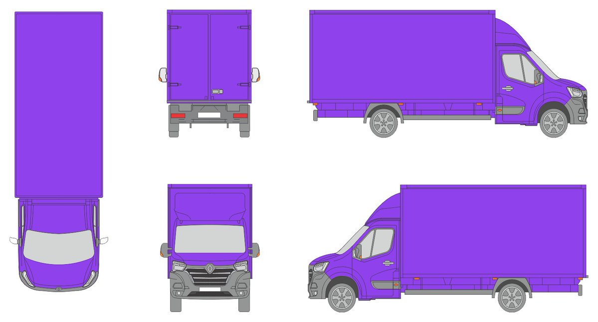 fostercoburn's tweet photo. ๐ New Vehicle Template ๐ The vehicle drawing for Renault Master 2019 Extra Long Rear Swing Doors Cargo Box has been added to our collection. #vehicletemplates #vehiclewraps #wrap #wrapping #design #drawing https://t.co/pAR71SnhyT https://t.co/Al1YIs1f2x