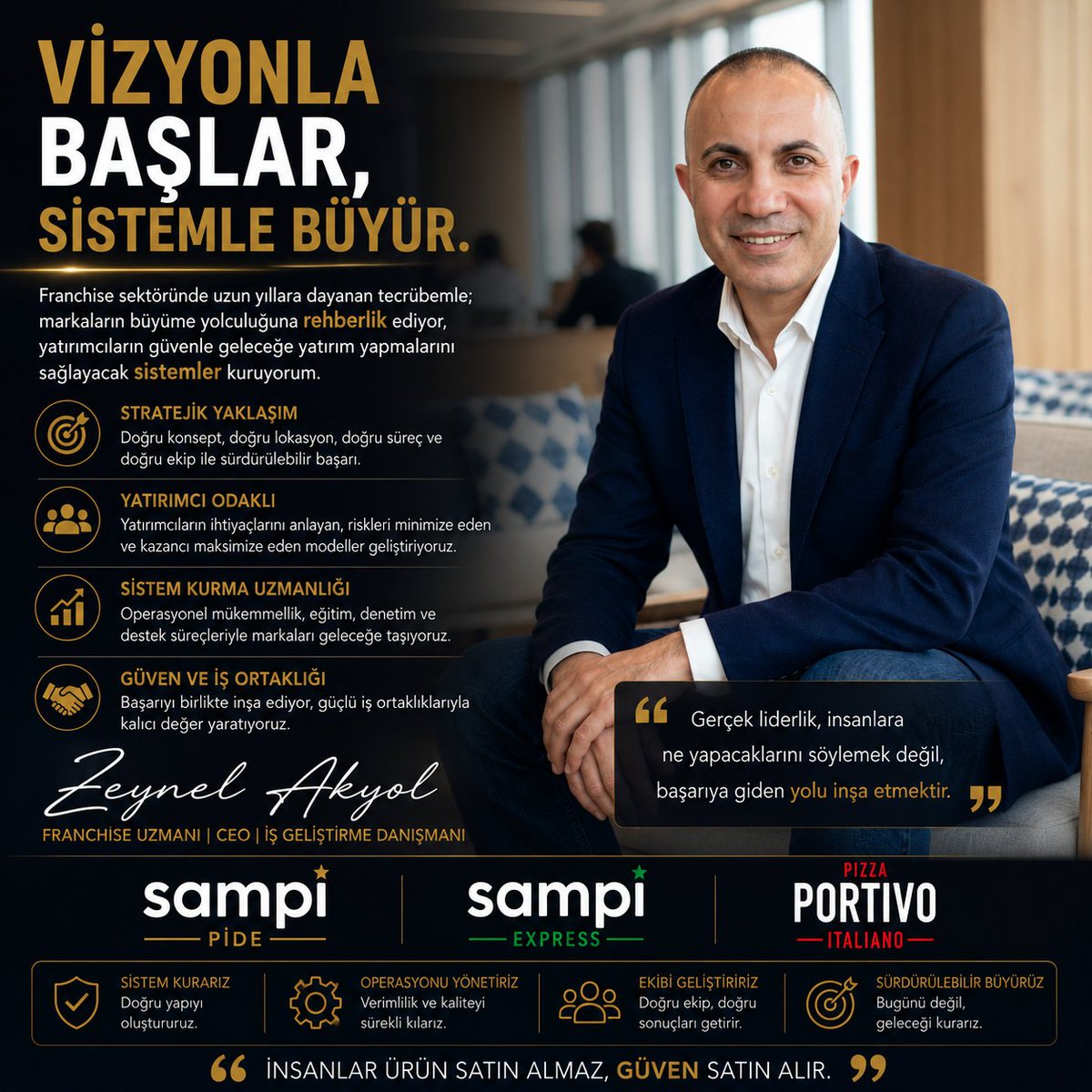 zeynelakyol's tweet photo. Vizyonla başlar, Sistemle büyür

#zeynelakyol #franchise #franchising #franchies #franchiseuzmanları #sampi #sampiexpress #pizzaportivo https://t.co/FGvlhixfEo