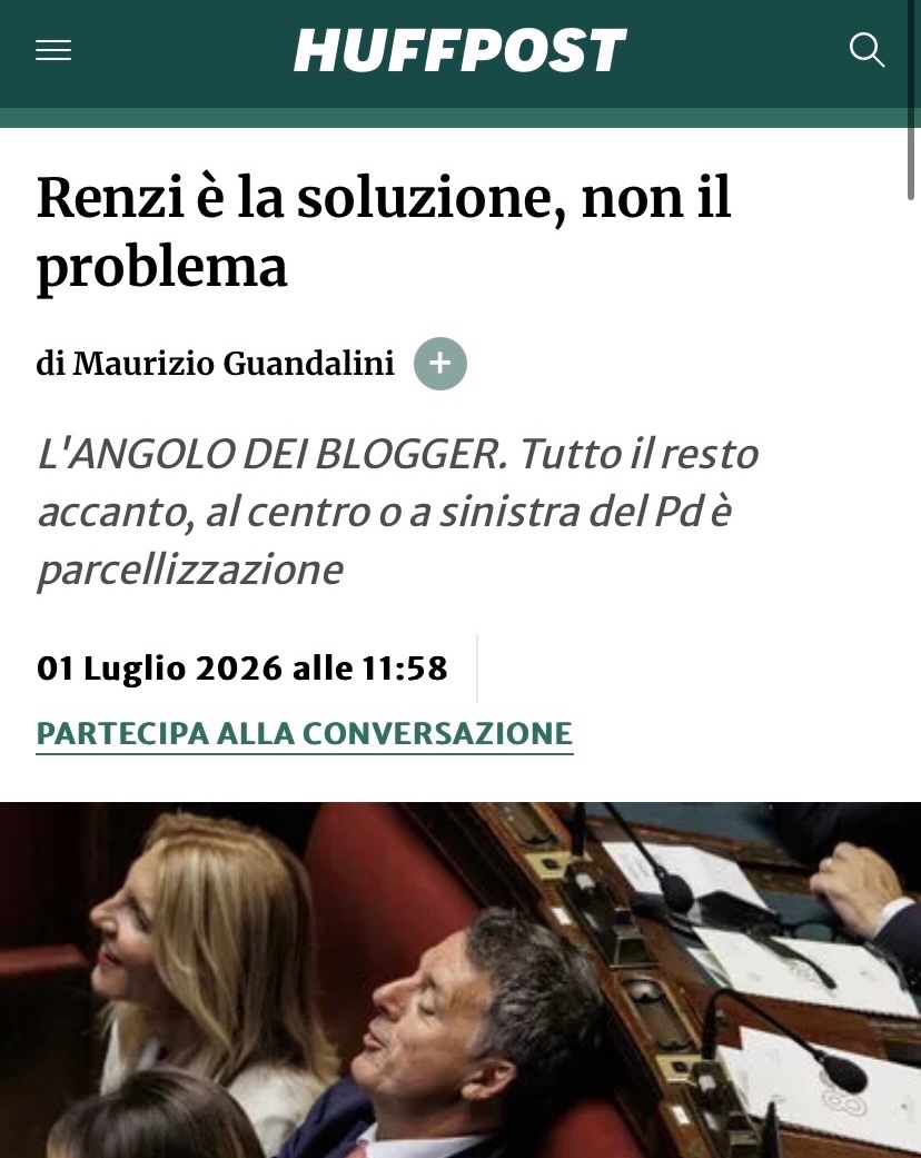 Zerovirgola2's tweet photo. Due “articoli” in mezza giornata, ma, punti sul vivo, negano che il piazzamento di Renzi sia la loro occupazione principale 

🤡 https://t.co/4DbMMbDPjL
