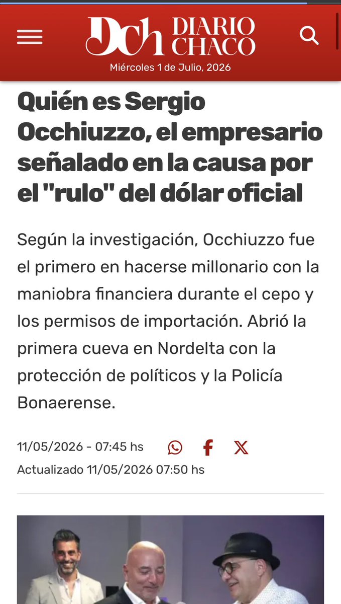 Tomidiazcueto's tweet photo. El rulo financiero del kirchnerismo involucra fuertemente a gente del Yatch Club de Nordelta implicados en el “Club del Cheque”.

Tipos con empresas de obra pública, carniceros…compradores de campos y dedicados a la ganadería que tienen además… Rappipago y Pago Fácil como fachada para cuevear.

Muchos empezaron haciendo plata con el SIMI que después pasarían a ser las SIRA. Peronismo contando dólares capítulo mil en pleno cepo 👇

PD: los del club del cheque, están libres eh.