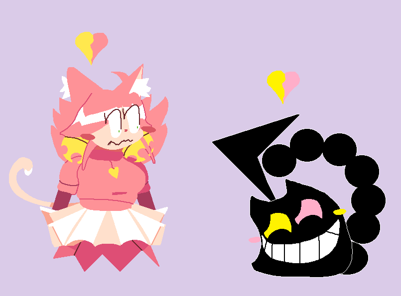 strokq's tweet photo. pink mad mew mew x image_friend. my magnum opus. my one true pairing.

#deltarune #deltarunespoilers https://t.co/pCe6ixe6UT