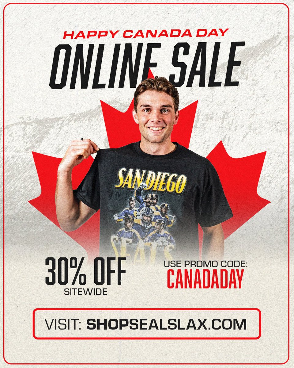 SealsLax's tweet photo. Happy Canada Day 🍁🇨🇦

🛍️ Take 30% off merch at link in bio https://t.co/1KzBve7O9B
