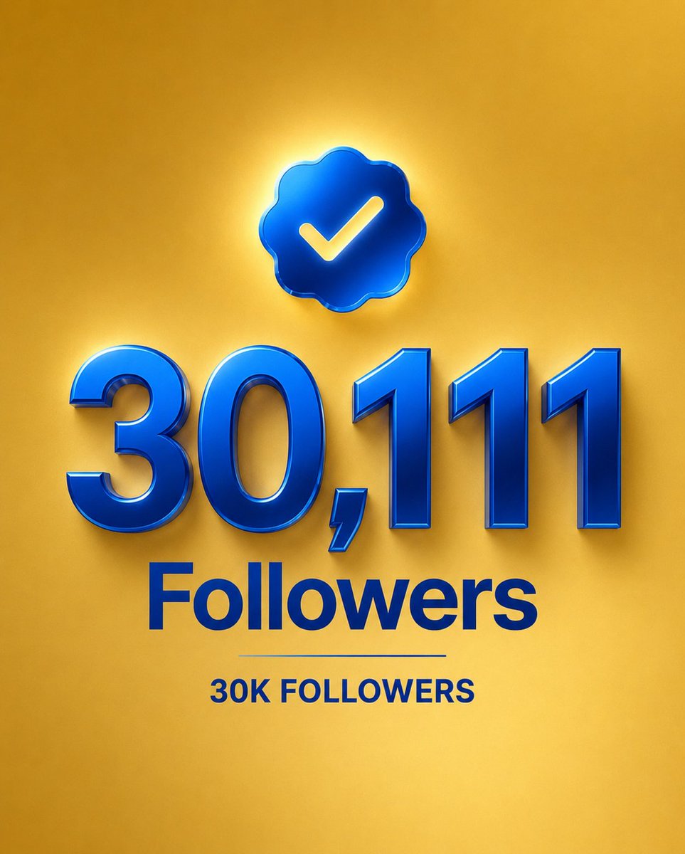 Dan1umma's tweet photo. Below 30,111 followers.

💬 Just say "Active"

We'll f0llow you ASAP. 🔔 https://t.co/0JC7UyzYce