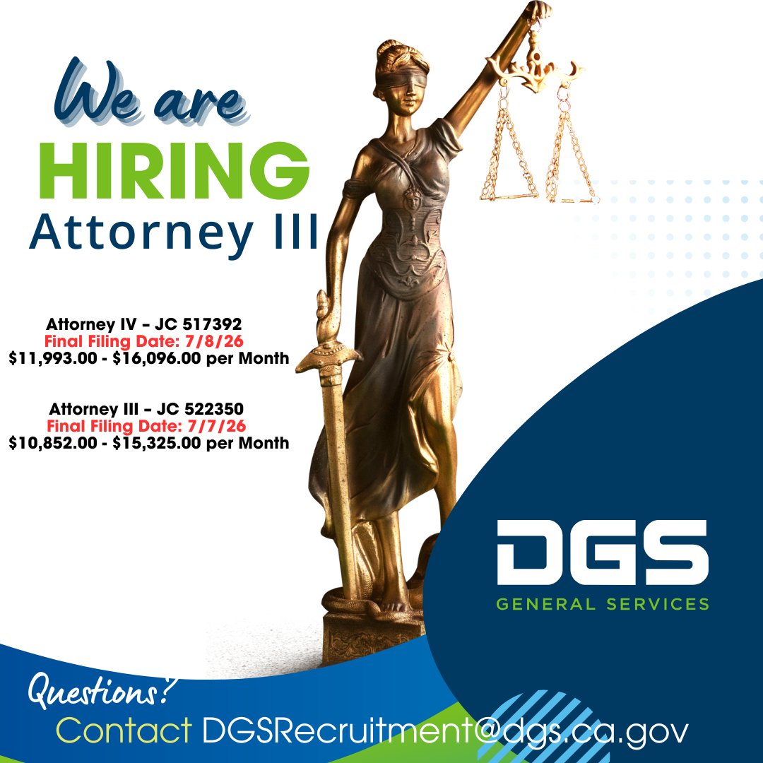 California DGS tweet media