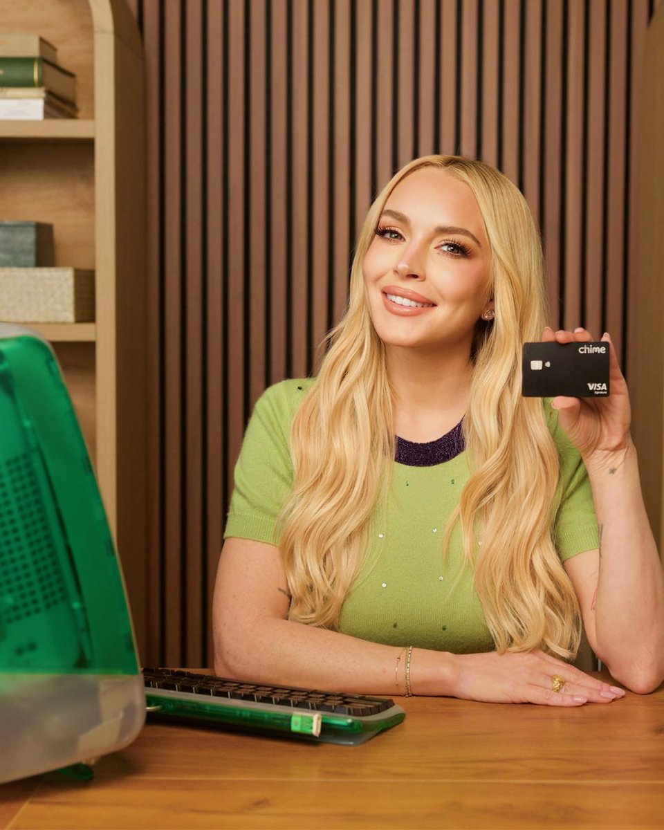 YonkoNaruto89's tweet photo. More photos of Lindsay Lohan For Chime Partner 💛
#LindsayLohan #ChimePartner https://t.co/LMopOm04B1