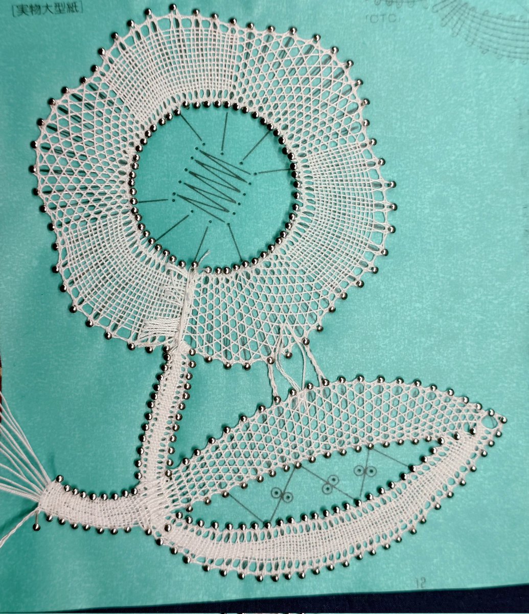 LaceMakerYuuna's tweet photo. #ボビンレース 練習の進捗
#bobbinlace https://t.co/hPXONeuBj7