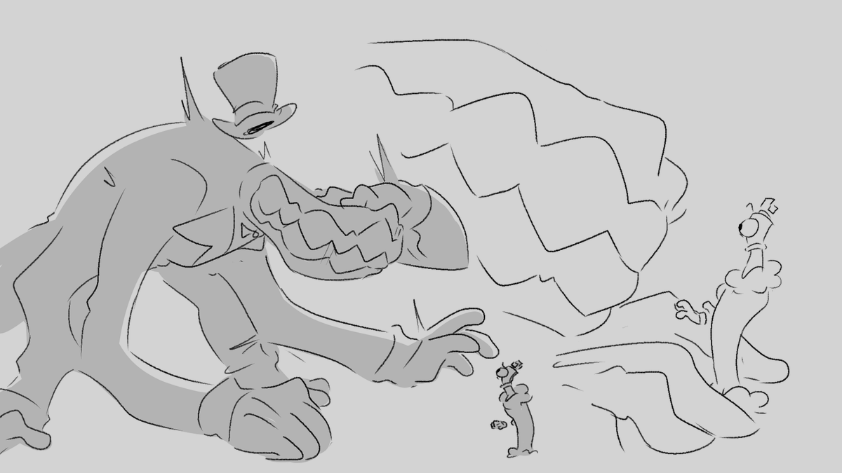 tinypwbble's tweet photo. Come getchur Monster/God Caine food! I like the post ep 9 idea that the loss of power means Caine loses control much easier or gets tired more easily

#TADC #TheAmazingDigitalCircus https://t.co/amKBPM2ly2