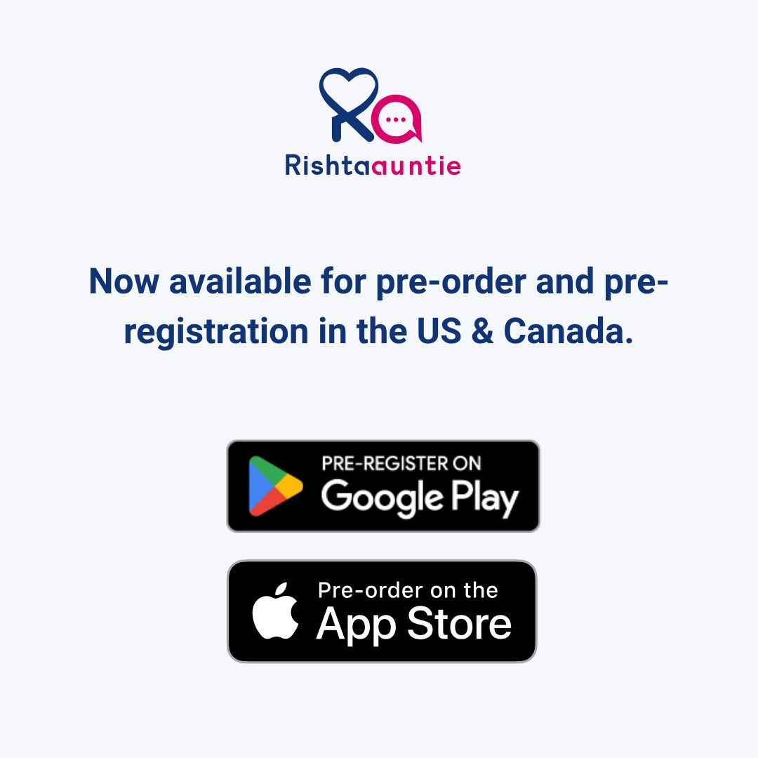 rishtaauntieapp's tweet photo. We’ve been quiet. Not gone.

After our initial launch in 2022, we knew Rishta Auntie needed more than a few tweaks.

So we rebuilt it from the ground up.

For South Asian singles in the US &amp; Canada who are looking for something more intentional. https://t.co/aVrcdLHqrl