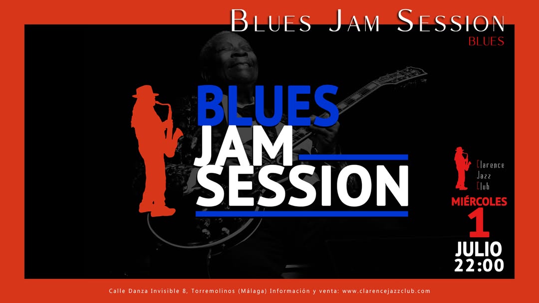 ClarenceJazz's tweet photo. Comenzamos el mes de julio con la Blues Jam Session con grandes músicos. Empezamos a las 22.00. Os Esperamos!!!

#clarencejazzclub #welovejazz #malagajazz #jazzlive #livemusic #FormaPartedeNuestroClub #blues https://t.co/Lwz805y3AA