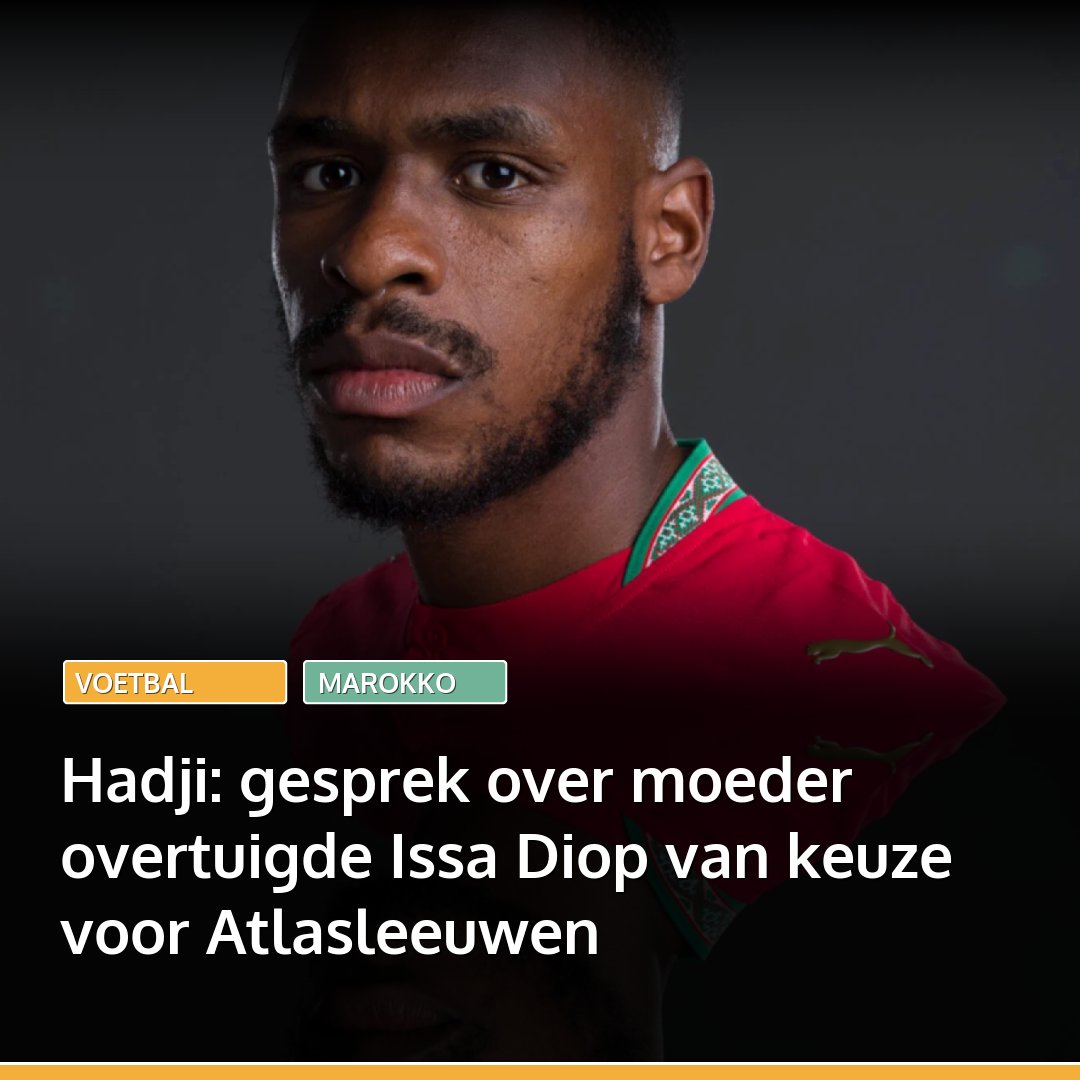 marokko's tweet photo. Oud-international Mustafa Hadji zegt dat een gesprek over zijn Marokkaanse moeder doorslaggevend was voor Issa Diop om voor Marokko te kiezen in plaats van te wachten op Frankrijk.
👉🏽 Lees: https://t.co/iwNqIGJNKE 👈🏽
#marokko #frankrijk #londen #nederland #issadiop https://t.co/MCeO1yHzUy