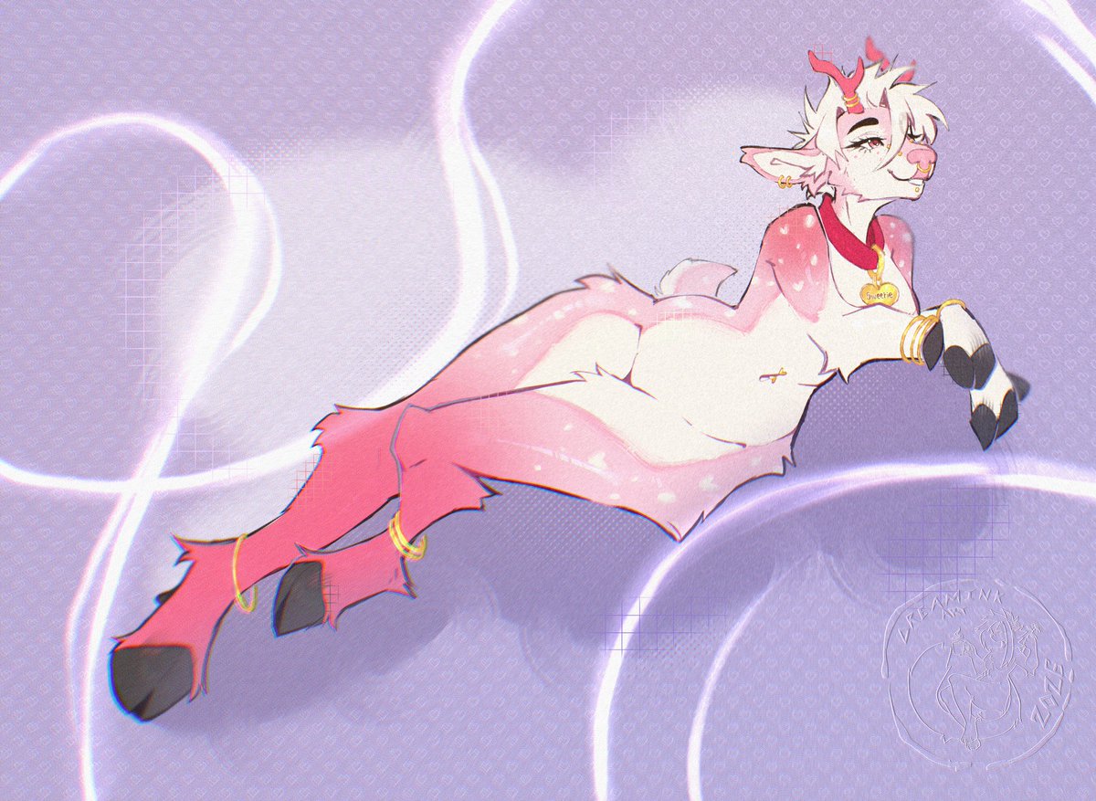 Dreamink_Art's tweet photo. Gift for @lapetitemisty 🍓🦌🥛🌟

#furry #furryart #art #furrydear https://t.co/zOogNDn37T