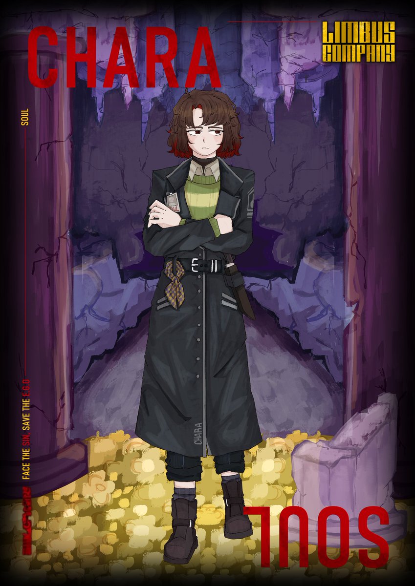 yamarugii's tweet photo. #LCB_OC #Undertale #UT_fanart

Sinner No.99 — Chara

[My limbus company OC, based on both Undertale, and the UTRY depiction of Chara.] https://t.co/J4m1MSMmEN