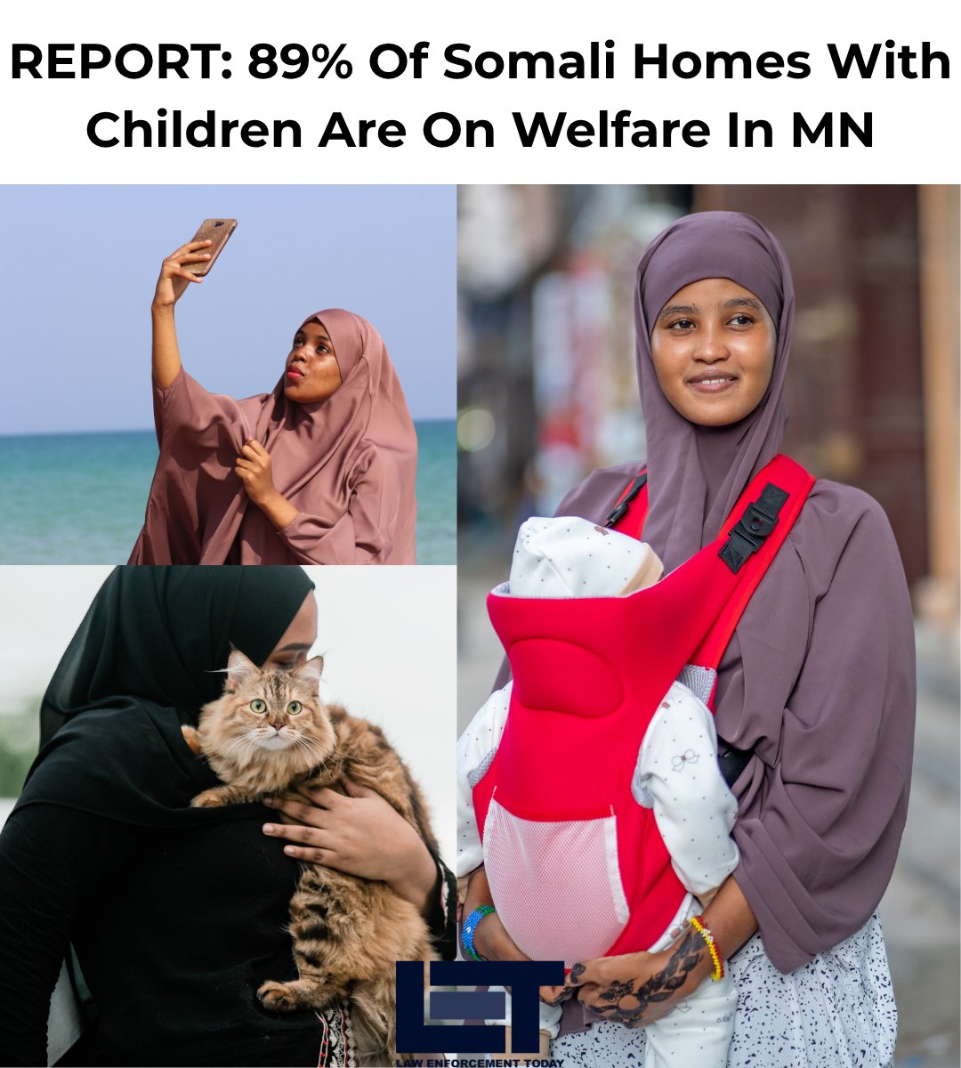 bluelivesmtr's tweet photo. 🚨 Minnesota’s Somali welfare reality check just dropped:

89% of Somali households with children in the state are on some form of public assistance.

Straight from a Center for Immigration Studies report.

Breakdown:

-About 9 in 10 use welfare programs

-54% on food stamps (SNAP)

-73% have Medicaid coverage

-28% of Somalis are completely out of the workforce

Many rely on low-wage jobs in healthcare, transit, and hospitality to qualify for even more benefits.

This isn’t sustainable. Taxpayers are footing the bill for mass dependency.

When does it stop? 👀

#lawenforcement