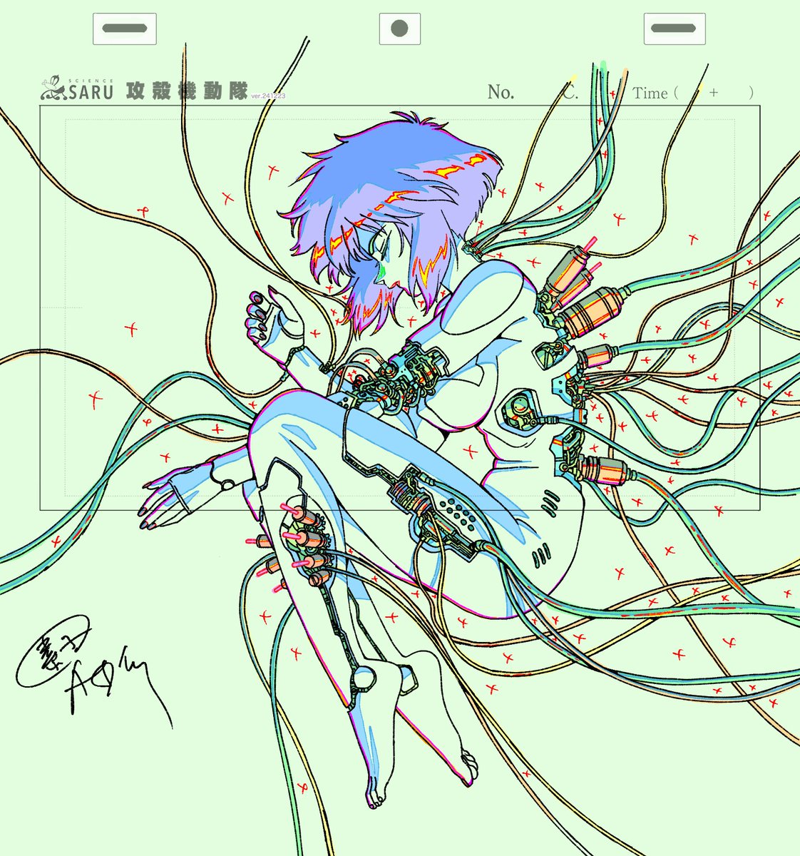 thegitsofficial's tweet photo. ◤◢◤ 『攻殻機動隊展 Ghost and the Shell』関西巡回展◢◤◢

🌐新作アニメの資料・原画の公開、空山基 × 「攻殻機動隊」（原作）2対目「人形使い」初展示が決定！🌐

￣￣￣￣￣￣￣￣￣￣￣￣￣￣￣￣￣￣￣

🆕会期中に展示を一新！後半には未放送・第6話・7話の貴重な「アナログ原画」も特別公開！

 7月7日（火）放送開始の新作アニメ「攻殻機動隊 THE GHOST IN THE SHELL」の最新アーカイブ追加展示は、限られた展示スペースを最大限に活かし、TV放送の進行に合わせて会期中に展示内容入れ替えを実施いたします。その瞬間の最新エピソードの空気感を会場で体感できる、一期一会のリアルタイムな展覧会です。

���空山基×「攻殻機動隊」（原作）によるコラボスタチュー２対目の「人形使い」を攻殻展初展示！
東京展で『攻殻機動隊』（原作）の主人公・草薙素子をモデルに制作された���代美術家・空山基とのコラボスタチューである《Sexy Robot_The Ghost in the Shell type 1》が大きな話題を呼びました。
関西巡回展では、新たに「人形使い」をモデルに制作した彫像作品《Sexy Robot_The Ghost in the Shell type 2》を「攻殻」としては初展示します。

▼「攻殻機動隊展 Ghost and the Shell」関西巡回展
会期；2026年7月17日（金）～8月30日（日）
会場：兵庫県立美術館ギャラリー棟3階ギャラリー

開館時間：10：00～17：00（入場は16：30まで）
休館日 ：月曜日（祝休日の場合は翌日）
主催 ：攻殻機動隊展Ghost and the Shell 製作委員会
共催 ：兵庫県立美術館

チケット(税込)：
一般　2,500円（プレイガイド販売）、2,700円（当日窓口販売）
高校生・中学生　1,900円（プレイガイド販売）、1,900円（当日窓口販売）
小学生　1,200円（プレイガイド販売）、1,200円（���日窓口販売）
販売先：ローソンチケット、イープラス、チケットぴあ、セブンチケットほか
お問い合わせ：050-1794-4104（音���ガイダンス）

🔗詳細はこちら
https://t.co/pPgR8YAh3a

@Gats_exhibition 
@thegits_anime

#攻殻機動隊展 #ghostintheshell #攻殻機動隊 #GITS