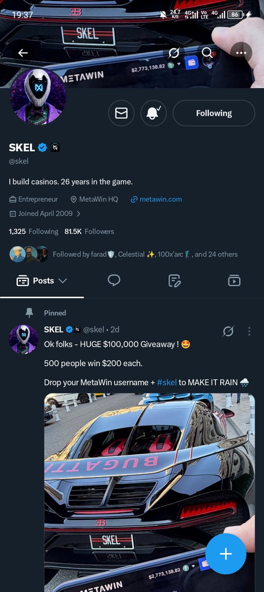 Greenleaf_92's tweet photo. @Mrbankstips @skel Hopefully I'm chosen🙏 

0x792F81A481f532e2139f319d30c55949aA62541a https://t.co/FovCCRA6ae
