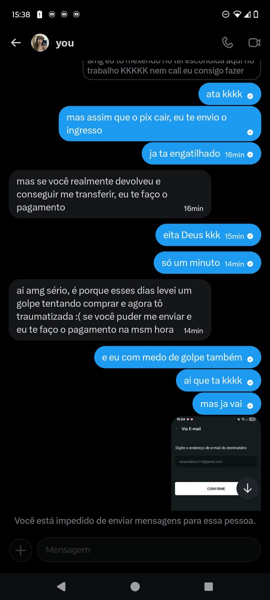 pri3cil's tweet photo. GOLPE DE COMPRA DE INGRESSO ENHYPEN 

@younp4vx fiz a transferência do ingresso e ela me bloqueou 😭😭😭 

perdi 210$ MDS https://t.co/fo6LIF9T0I