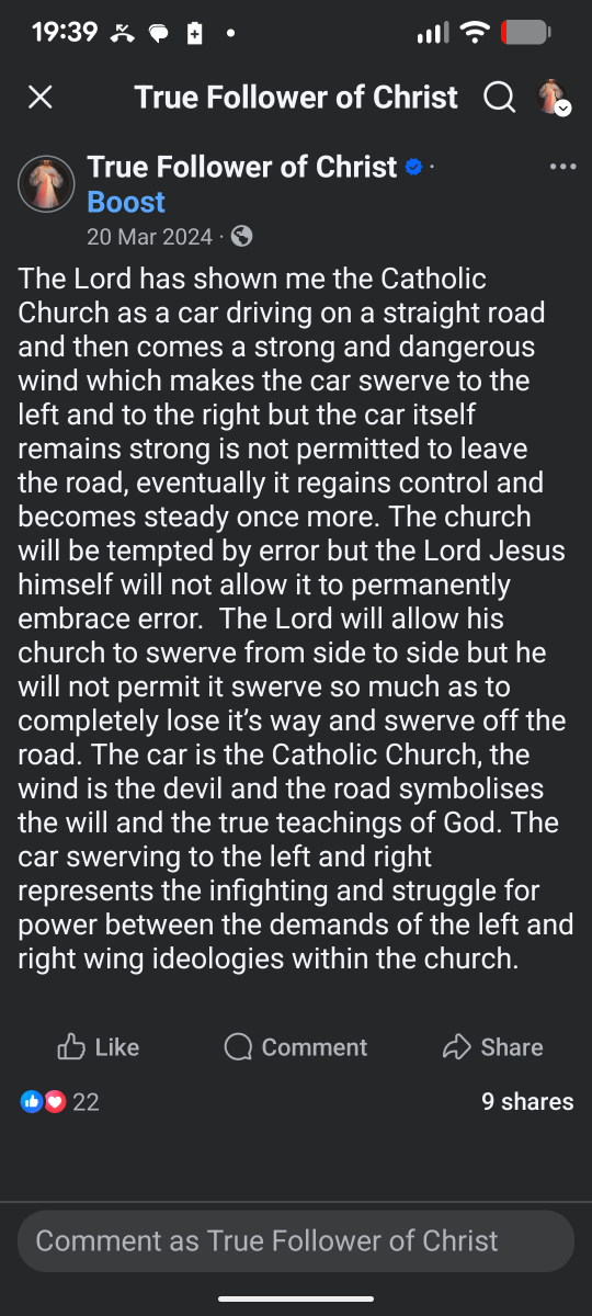 Catholicprophet's tweet photo. https://t.co/FtNgCC4ouQ