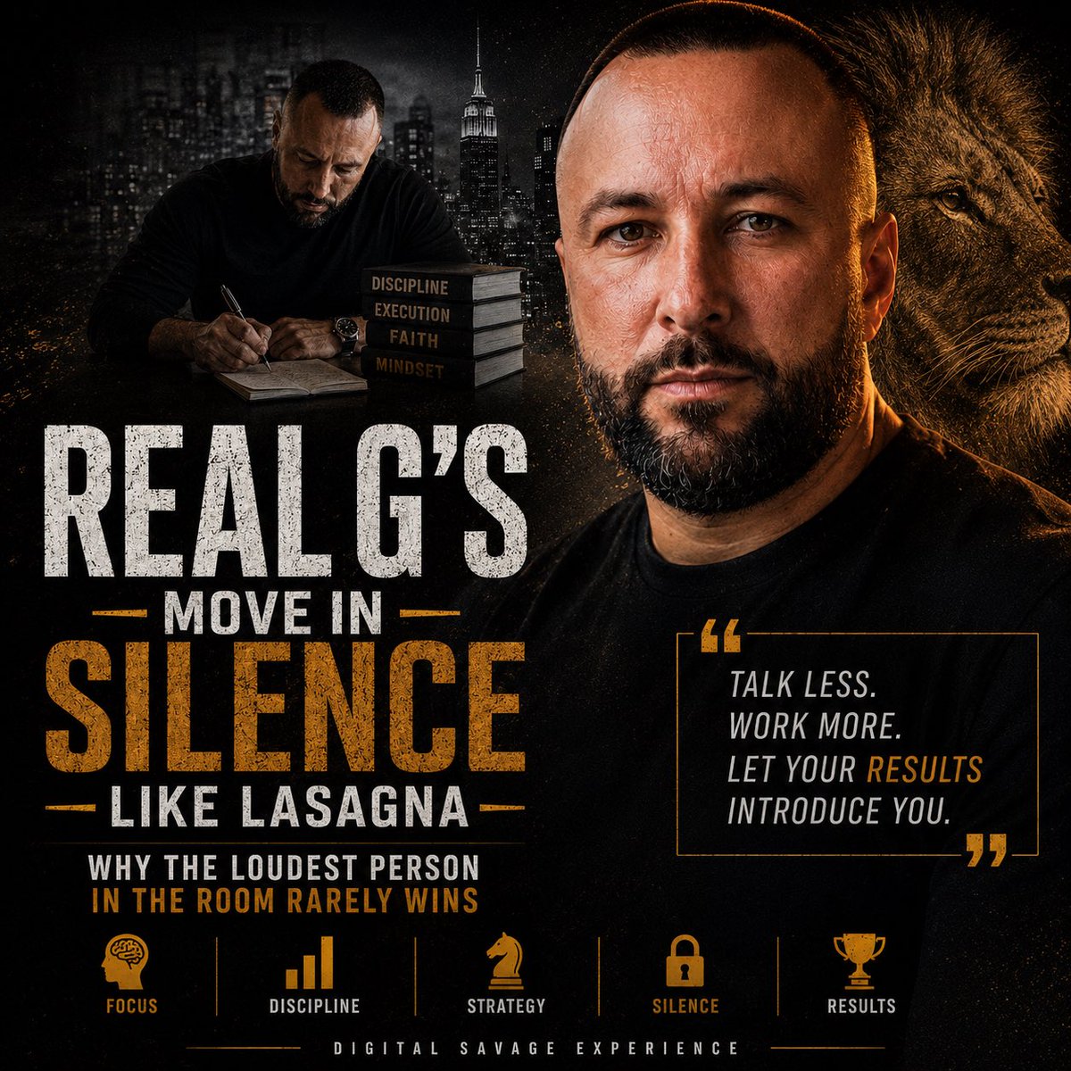 DSE_Podcast's tweet photo. Real G's Move in Silence Like Lasagna: Why the Loudest Person in the Room Rarely Wins

#romanprokopchuk #digitalsavageexperience #podcast #motivation #rap #lilwayne #hustle #business #music #inspiration #usa 

https://t.co/bMneY2baTf https://t.co/EiwmEEzXEA