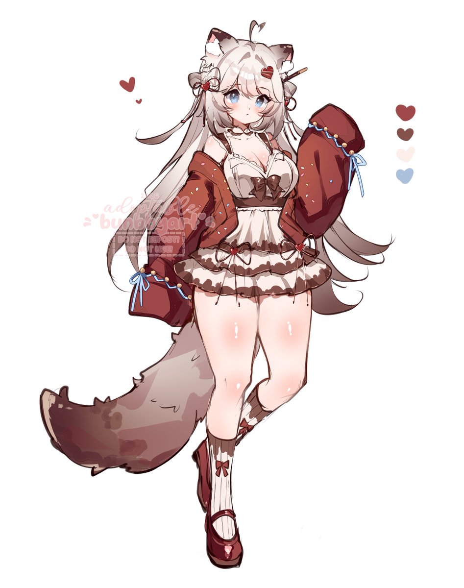 bunbbyart's tweet photo. open cardigan version 🍫 https://t.co/ZIVfsyEPpo