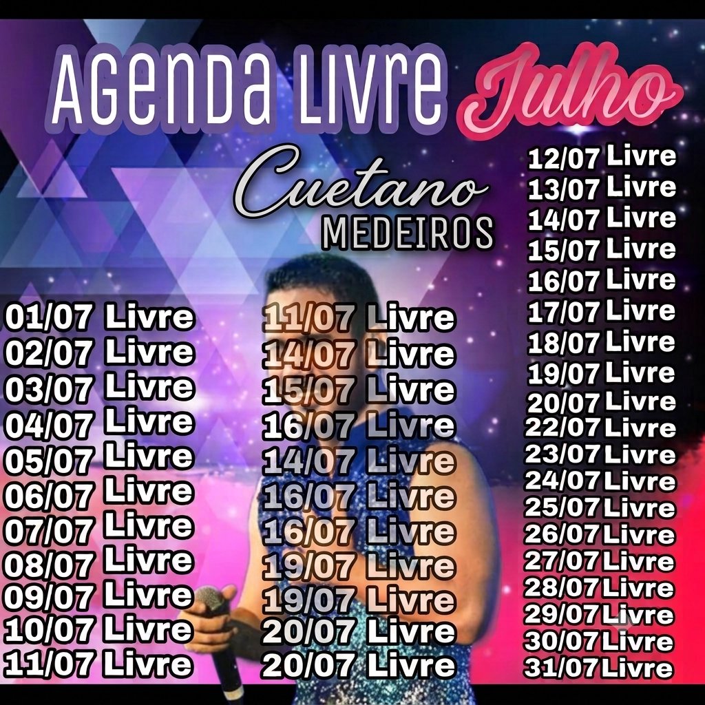 levyyuki_'s tweet photo. Saiu a agenda do mais mais pro mês de julho em!! Corre que as datas pra publi são disputadíssimas https://t.co/ZdKYQjYubF