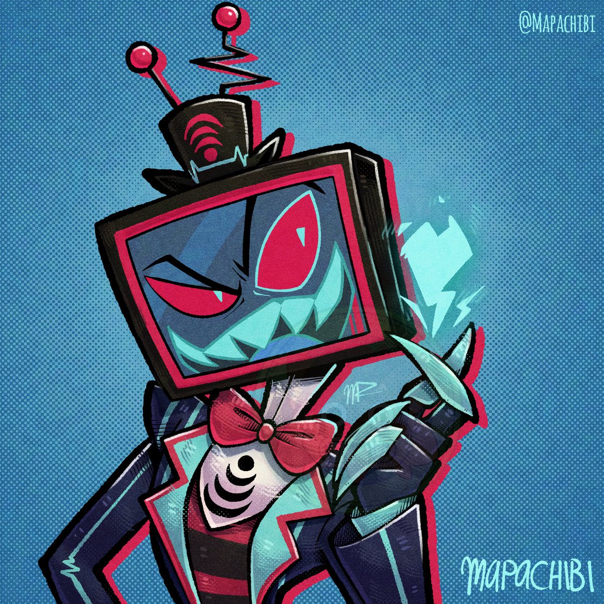 Mapachibi's tweet photo. Algún fan de Radiostatic? 👀

https://t.co/STZOzaQmZa

#mapachibi #hazbinhotelfanart #vox #alastor #radiostatic https://t.co/QubEjUEcKU