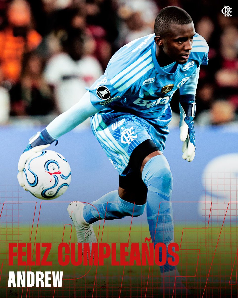 Flamengo_es's tweet photo. 🥳 ¡Feliz cumpleaños, Andrew! https://t.co/y3gw3i8qeK