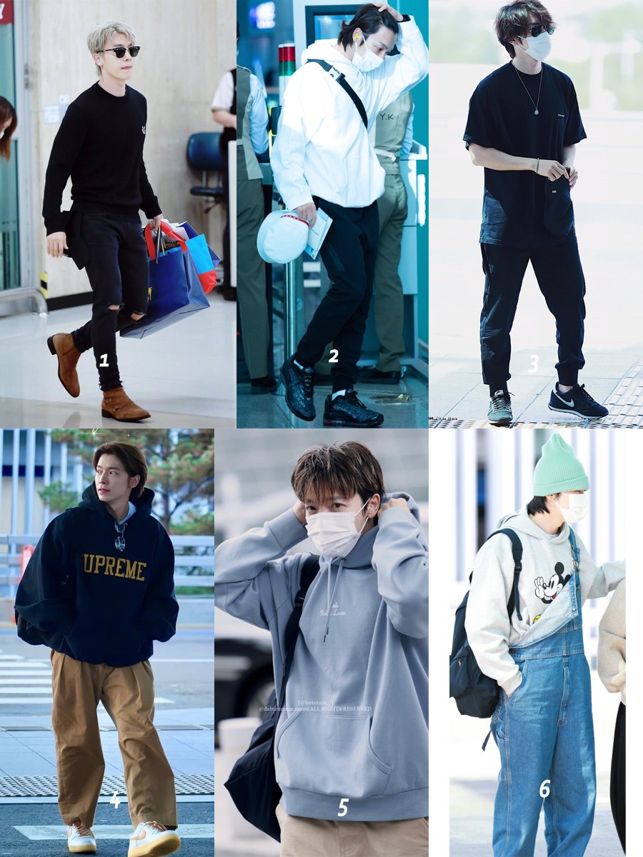 asoomatic's tweet photo. WHAT IS YOUR FAVORITE DONGHAE AIRPORT FASHION? https://t.co/JjieTASaRZ