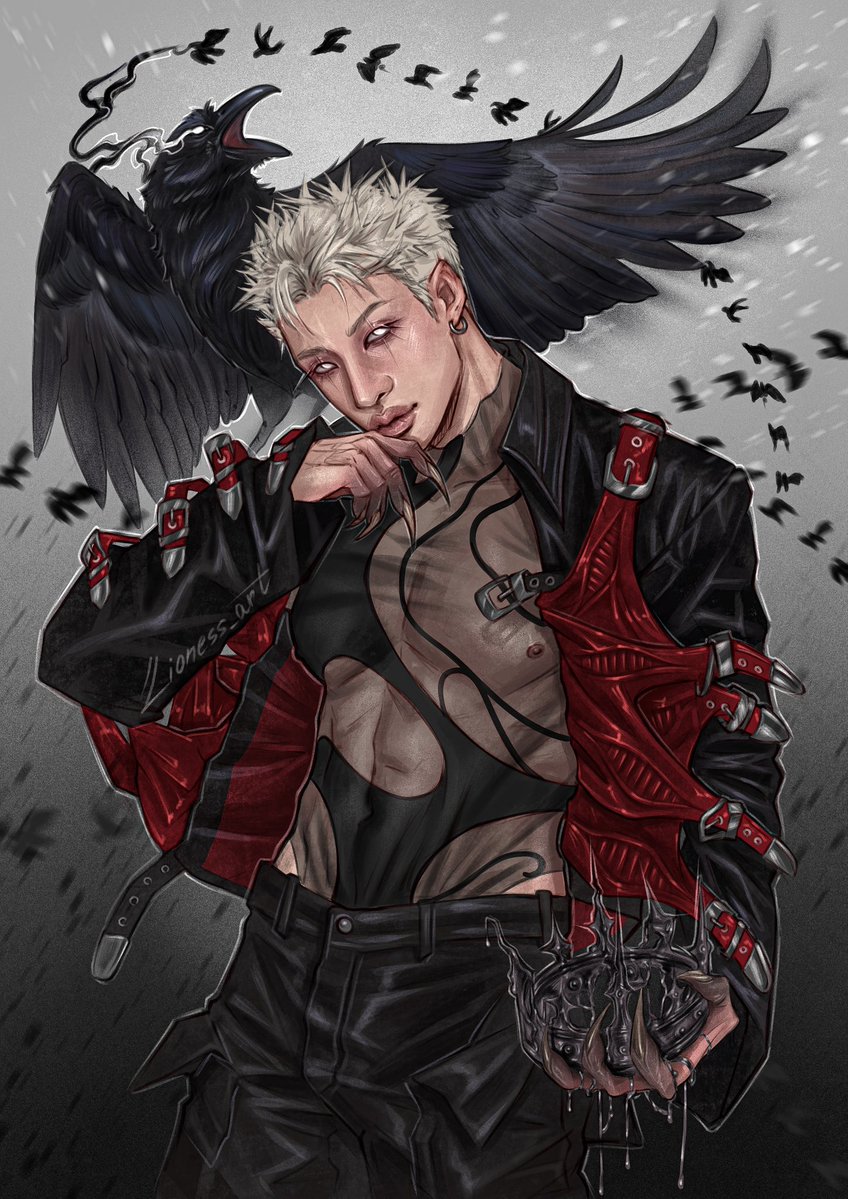 _lioness_art's tweet photo. While others fight for the throne, we’re becoming legends🖤 #bangchan #straykids https://t.co/6mFmB8AFwy