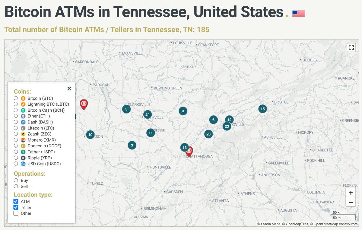 Capital_WOO's tweet photo. Tennessee and Georgia just enacted new restrictions on crypto ATMs!
Limits on transaction sizes, enhanced KYC, and location bans near schools. Consumer protection meets access concerns
#CryptoATM #Tennessee #Georgia #Regulation #Compliance https://t.co/B0BBHX7GPh