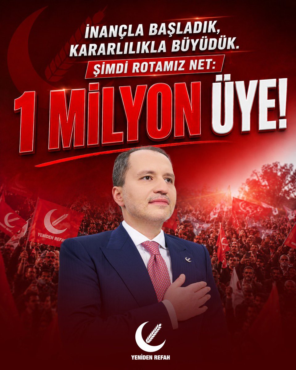 rprefahpartisi's tweet photo. Milli kaynakları milletimiz için kullanacağız. #YenidenRefah https://t.co/ISR0QL3Fju