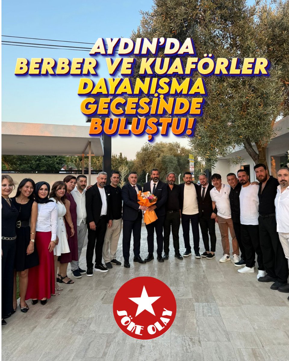 SOKEOLAY's tweet photo. AYDIN’DA BERBER VE KUAFÖRLER DAYANIŞMA GECESİNDE BULUŞTU!  https://t.co/FOXmgNkMEI

@AvsarSerhan https://t.co/8NKaghYKX6