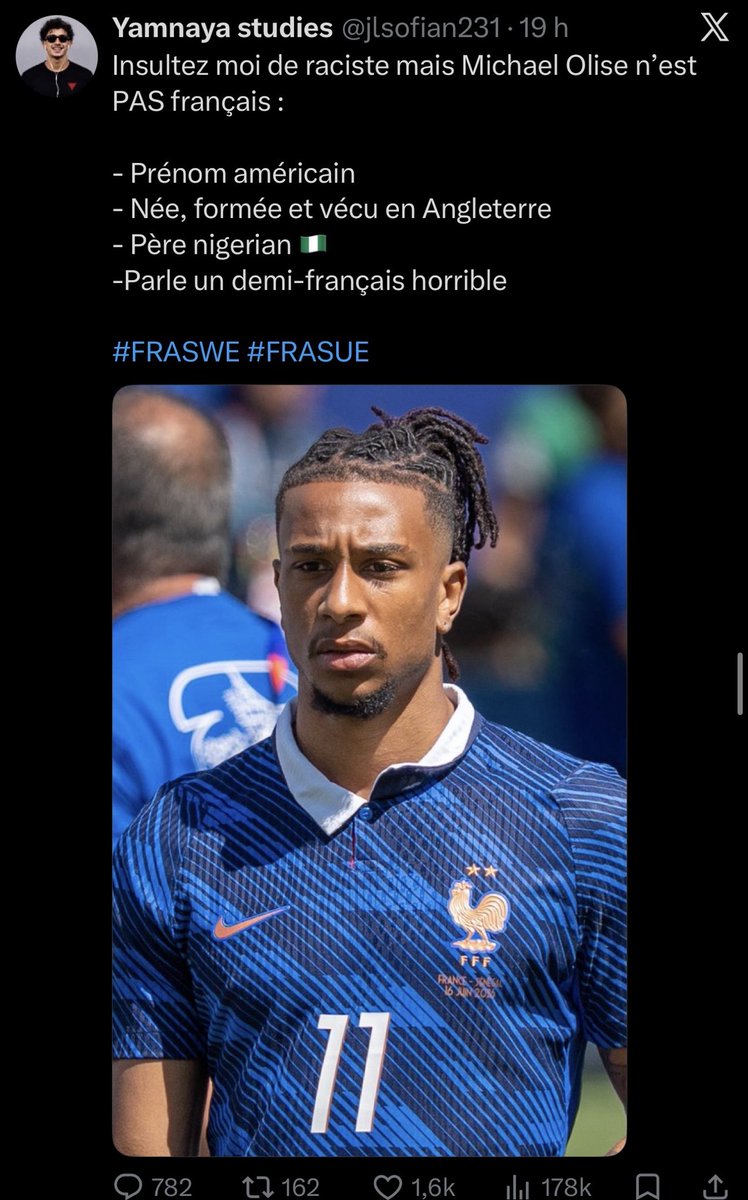 Sr313131's tweet photo. C’est triste de penser et d’en arriver là.. #france vous faite honte. https://t.co/i4TGrrH7Nv