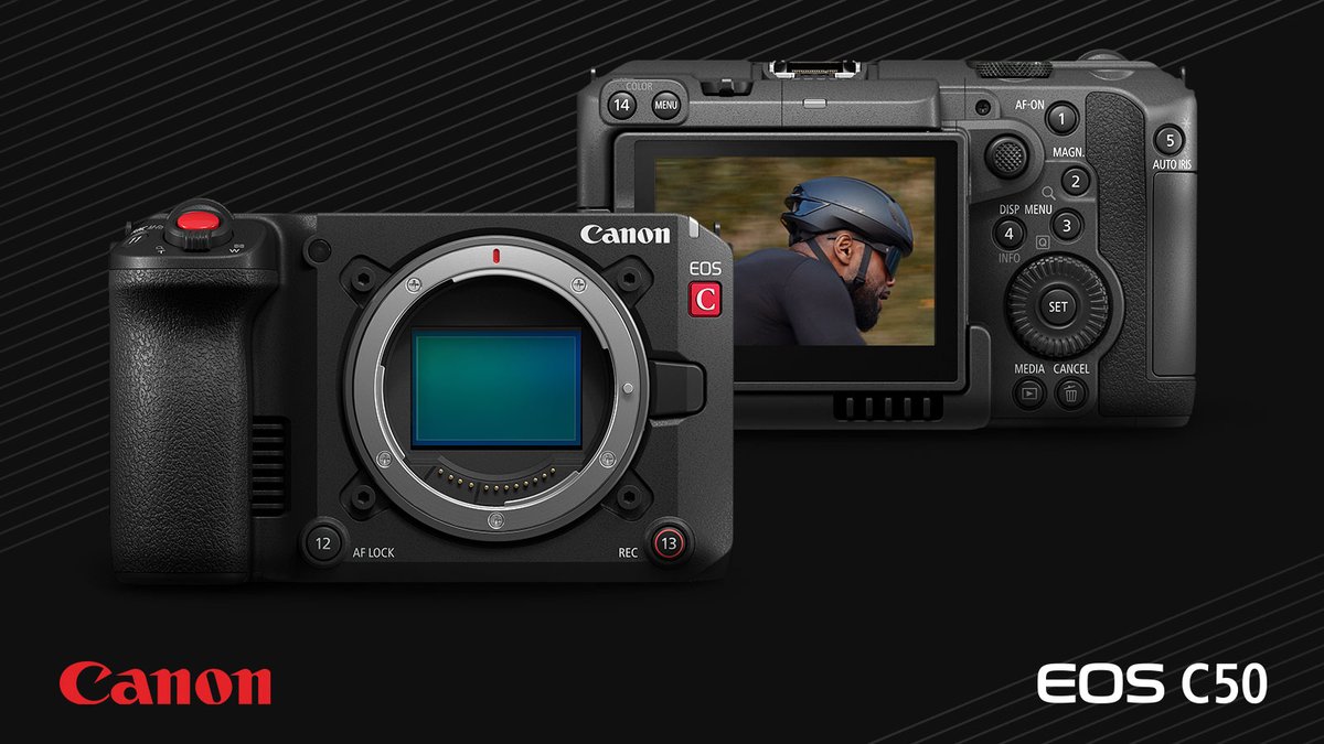 CanonUSApro's tweet photo. Maximize your creative freedom and unlock a world of cinematic possibilities with the EOS C50: https://t.co/EwhwqaJbkm 📷⭐🎬 https://t.co/jTP2FRRHvH