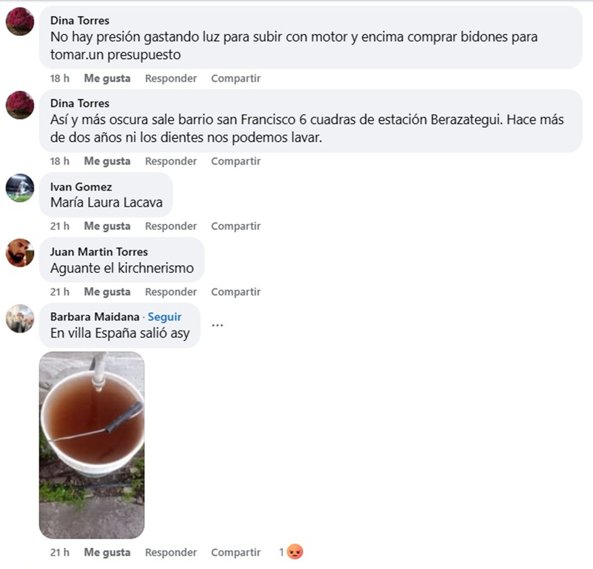 augustook's tweet photo. @CarlosBalorBera @Kicillofok #Berazategui o #Vergüenzategui y ahora que se rompio? Carlitos "Elgran Valor", intendente heredero de la autocracia reinante hace varias horas que tiene sin agua todo el distrito. NO HAY AGUA. Siempre se te rompe algo en Hudson o en tus negocios de El Pato. https://t.co/mrEcoVgZiH