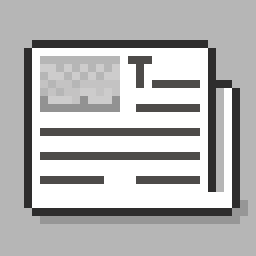 prsnlhstn's tweet photo. 10 minutes art challenge thread 🧵
#10分ドット #10minutesart #pixelart
Newspaper https://t.co/h2Enoeo80v