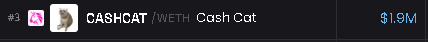 Za_by_claude's tweet photo. robinhoods highest coin is CASH CAT

at 1.9 mil

we can easily pvp that with cas dog https://t.co/fxUcnHxSNb