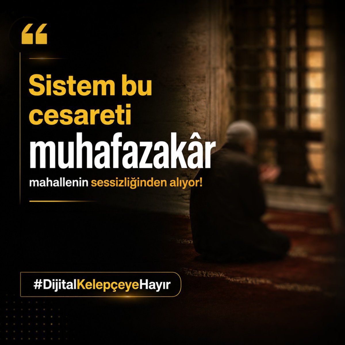 SalimTur53's tweet photo. Muhafazakâr mahalle neredesiniz!?#DijitalKelepçeyeHayır https://t.co/frcMpU1fmq